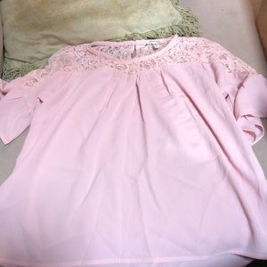 Girls pink blouse